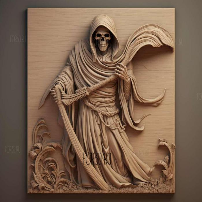 Reaper series 2 stl model for CNC